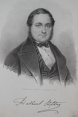 Adalbert Stifter, Stahlstich aus den 1840er Jahren