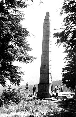 Adalbert-Stifter-Denkmal am Plöckenstensee in Südböhmen